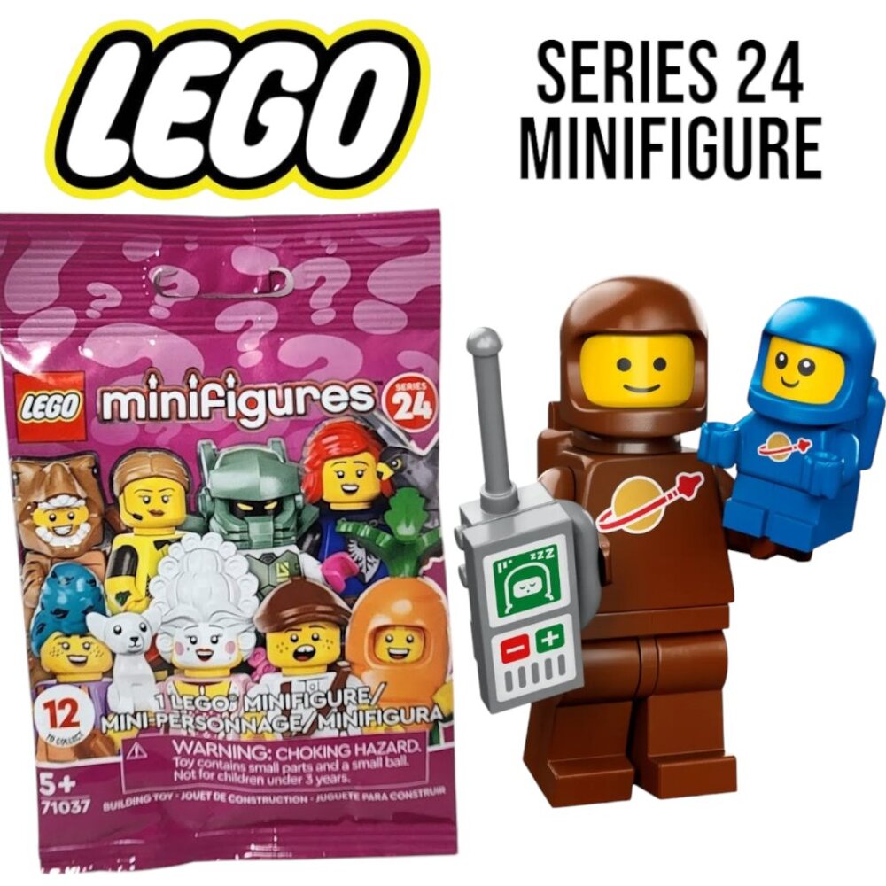 NEW - SEALED Lego Series 24 Minifigure 71037 Collectible Brown Astronaut…
